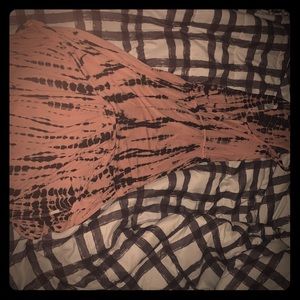 High low marble dress